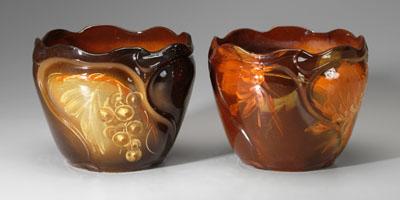 Two art pottery jardini res identical 94667