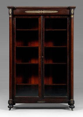 Empire style bookcase mahogany 946a6