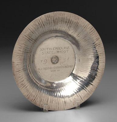 Dodge sterling silver trophy bowl, waterfall