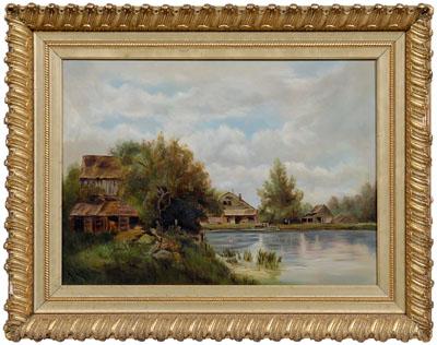 American School painting landscape 946de