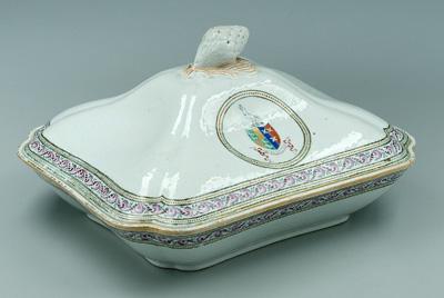 Chinese export armorial serving