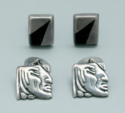 Los Castillo silver cufflinks  94375