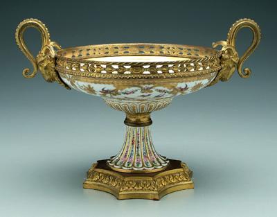 Ormolu mounted Sevres center bowl  9438a