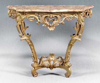 Italian rococo console carved 943a1