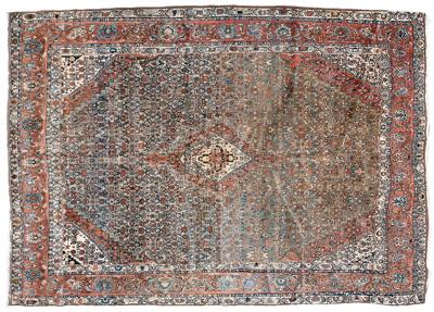Finely woven Bijar rug, small decorated