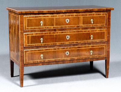Italian neoclassical commode banded 943c2