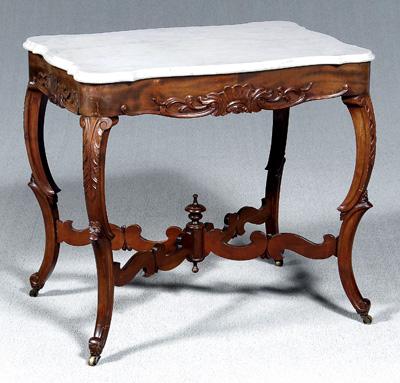 Victorian mahogany center table,