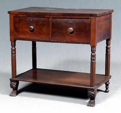 Classical mahogany server, mahogany