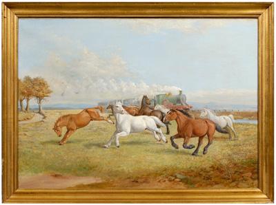 American Western painting, &quot;The