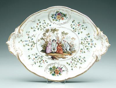 Berlin porcelain tray hand painted 94481