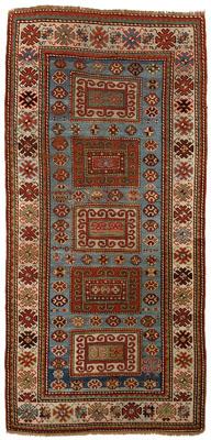 Kazak rug, five rectangular panels