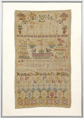 Pictorial alphabet sampler silk 948e5