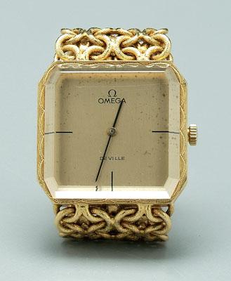 Man s gold Omega wristwatch DeVille 94929
