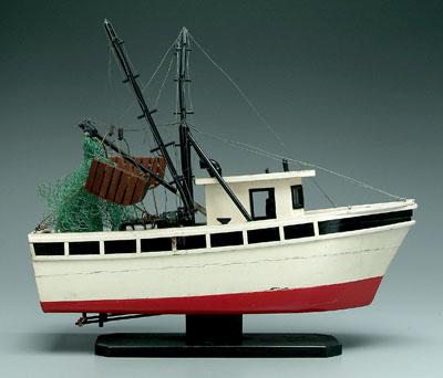 Fishing trawler display model,