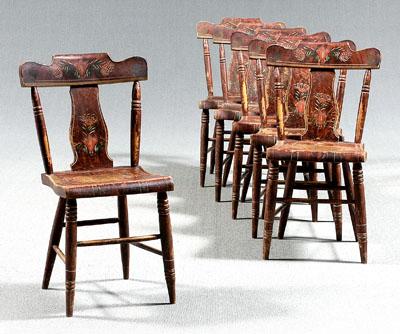 Set of six Pennsylvania chairs  9496c