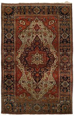 Motasham Kashan rug central medallion 94979