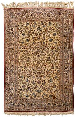 Finely woven Isfahan rug repeating 94982