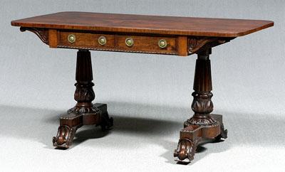 William IV rosewood sofa table,