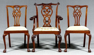 Three Chippendale style dining 949b1