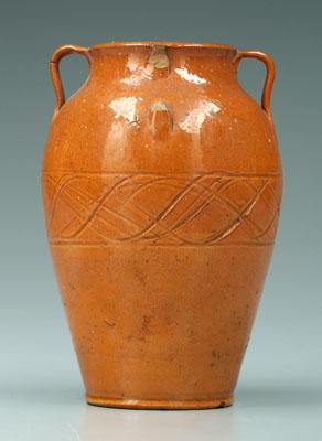 Seagrove area pottery vase, four