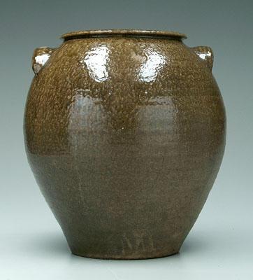 Rare Isaac Lefevers pottery jar,