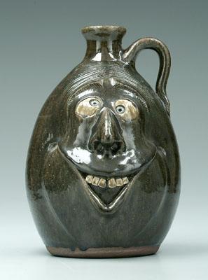 Crocker face jug, ceramic teeth,