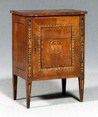 Italian neoclassical inlaid cabinet,