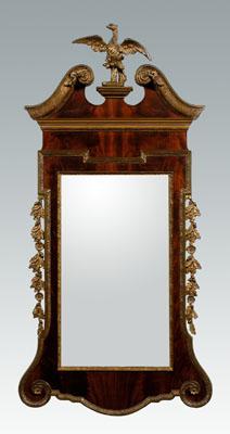 Chippendale style looking glass,