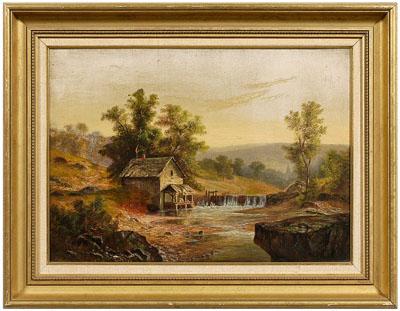 R Thomas painting mill house by 94a30