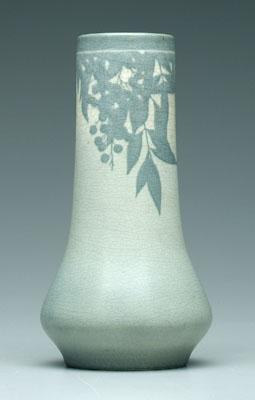 Rookwood vase, tapered sides with gray
