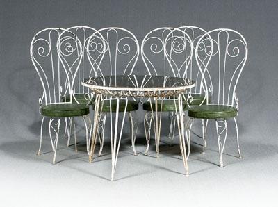 Wrought iron table and chairs  94a94