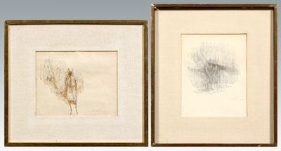 Two Harold Altman drawings (New