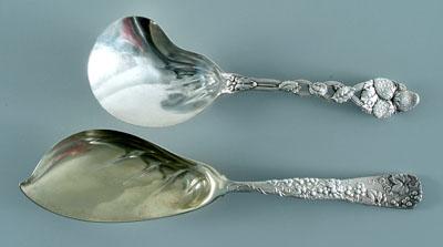 Two Tiffany sterling serving pieces: