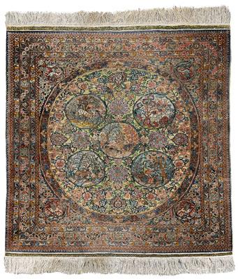 Persian rug, large medallion with