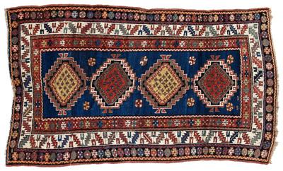 Kazak rug, four central medallions