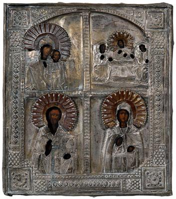 Russian icon four panels with 94738