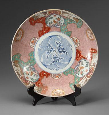 Japanese imari charger, central