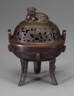 Chinese bronze tripod censer ding 94794