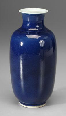 Chinese blue glazed vase rich 94795