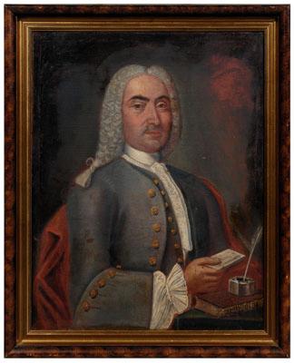 French School portrait, seated gentleman