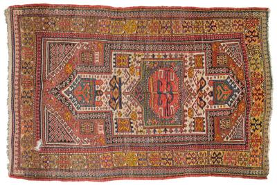 Double-entrant prayer rug, central
