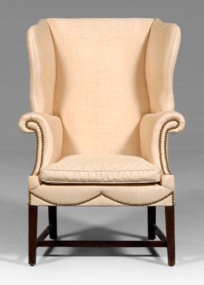 George III upholstered easy chair  9481c