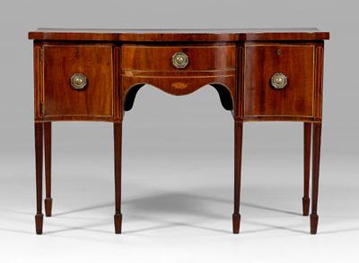 Fine Hepplewhite inlaid sideboard, mahogany