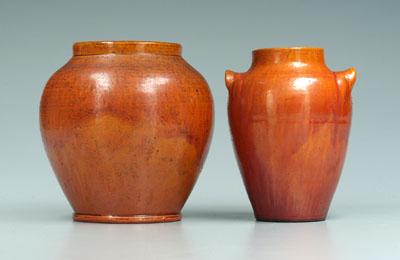 Two Seagrove area pottery vases  94867