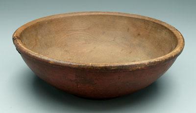 Turned wooden bowl exterior with 94879