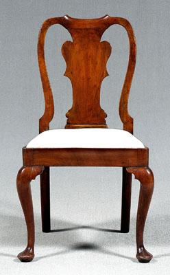 George II mahogany side chair,