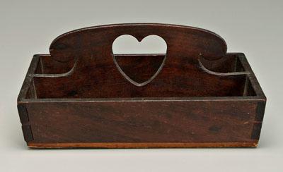 Dovetailed walnut cutlery box  94ce6