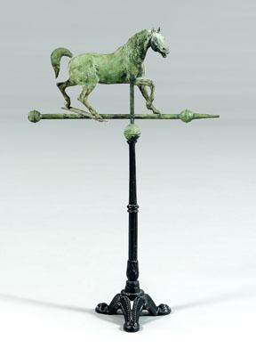 Horse weathervane molded copper 94cfb