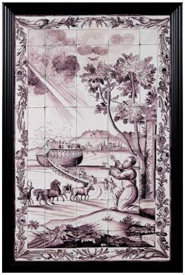 Delft tile picture Noah 39 s 94d96