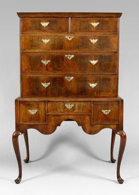 Boston Queen Anne high chest walnut 94db7